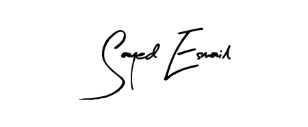 If you are searching for the best signature style for your name Sayed Esmail, here we have designed multiple signature styles using Arty Signature. Sayed Esmail signature style 8 images and pictures png
