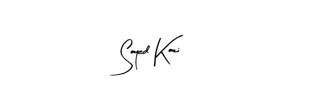 It looks lik you need a new signature style for name Sayed Kazi. Design unique handwritten (Arty Signature) signature with our free signature maker in just a few clicks. Sayed Kazi signature style 8 images and pictures png