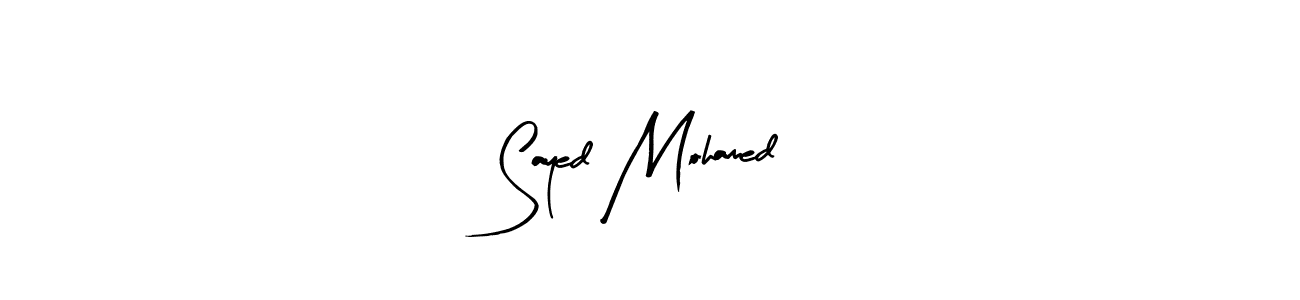 Make a short Sayed Mohamed signature style. Manage your documents anywhere anytime using Arty Signature. Create and add eSignatures, submit forms, share and send files easily. Sayed Mohamed signature style 8 images and pictures png