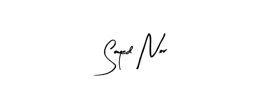 Similarly Arty Signature is the best handwritten signature design. Signature creator online .You can use it as an online autograph creator for name Sayed Nor. Sayed Nor signature style 8 images and pictures png