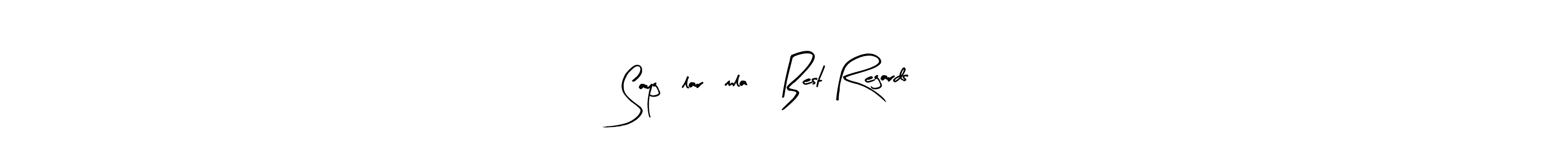 Once you've used our free online signature maker to create your best signature Arty Signature style, it's time to enjoy all of the benefits that Saygılarımla, Best Regards! name signing documents. Saygılarımla, Best Regards! signature style 8 images and pictures png