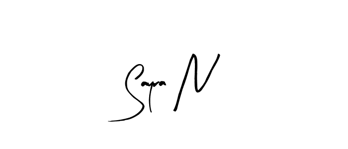 Here are the top 10 professional signature styles for the name Sayra N. These are the best autograph styles you can use for your name. Sayra N signature style 8 images and pictures png
