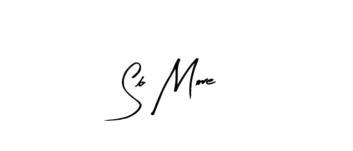 Design your own signature with our free online signature maker. With this signature software, you can create a handwritten (Arty Signature) signature for name Sb More. Sb More signature style 8 images and pictures png