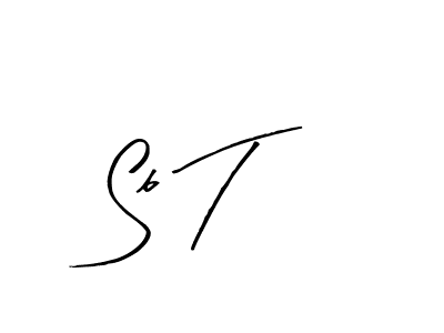 if you are searching for the best signature style for your name Sb T. so please give up your signature search. here we have designed multiple signature styles  using Arty Signature. Sb T signature style 8 images and pictures png