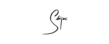 The Arty Signature handwriting style adds charm and authenticity to name Sbijuc. A wonderful choice for personal thank-you notes. Sbijuc signature style 8 images and pictures png