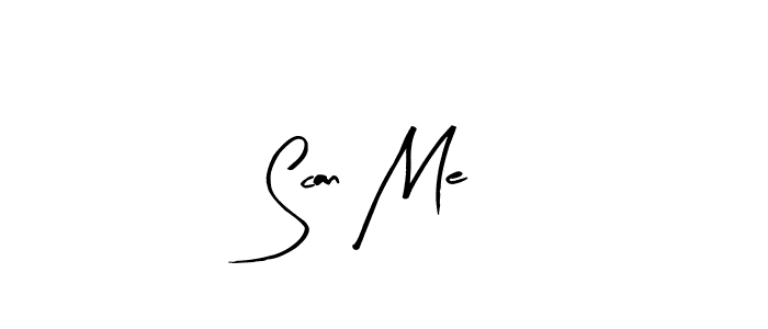 Create a beautiful signature design for name Scan Me. With this signature (Arty Signature) fonts, you can make a handwritten signature for free. Scan Me signature style 8 images and pictures png