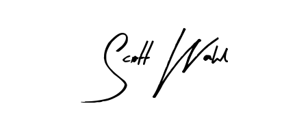 Create an unforgettable impression when signing with Scott Wahl name styled in Arty Signature typography. 100% free online generator. Scott Wahl signature style 8 images and pictures png