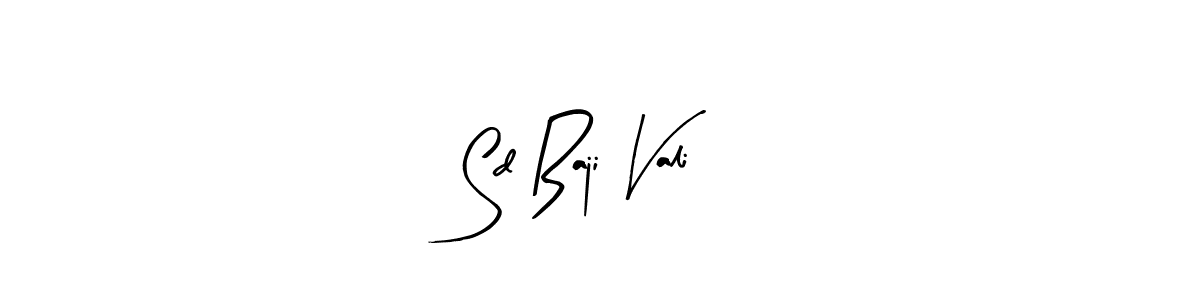 Once you've used our free online signature maker to create your best signature Arty Signature style, it's time to enjoy all of the benefits that Sd Baji Vali name signing documents. Sd Baji Vali signature style 8 images and pictures png