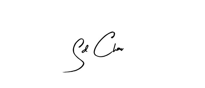 if you are searching for the best signature style for your name Sd Chau. so please give up your signature search. here we have designed multiple signature styles  using Arty Signature. Sd Chau signature style 8 images and pictures png