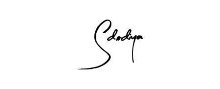How to make Sdodiya name signature. Use Arty Signature style for creating short signs online. This is the latest handwritten sign. Sdodiya signature style 8 images and pictures png