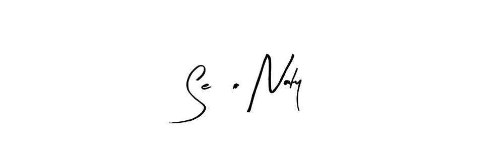 Design your own signature with our free online signature maker. With this signature software, you can create a handwritten (Arty Signature) signature for name Seño Naty. Seño Naty signature style 8 images and pictures png