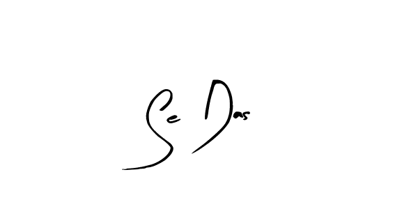 Arty Signature is a professional signature style that is perfect for those who want to add a touch of class to their signature. It is also a great choice for those who want to make their signature more unique. Get Se Das name to fancy signature for free. Se Das signature style 8 images and pictures png