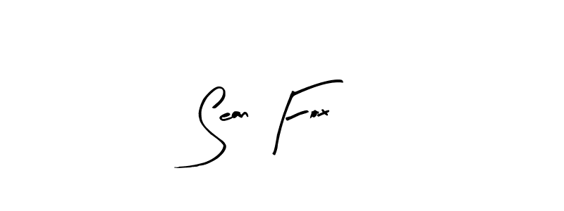 You should practise on your own different ways (Arty Signature) to write your name (Sean Fox) in signature. don't let someone else do it for you. Sean Fox signature style 8 images and pictures png