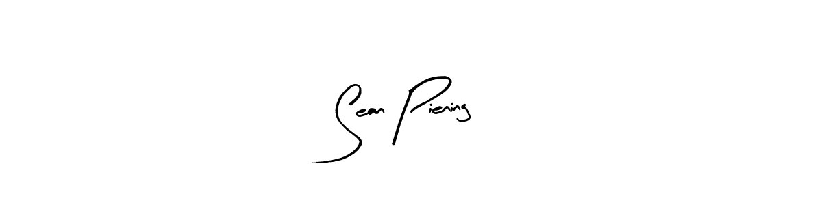 The best way (Arty Signature) to make a short signature is to pick only two or three words in your name. The name Sean Piening include a total of six letters. For converting this name. Sean Piening signature style 8 images and pictures png