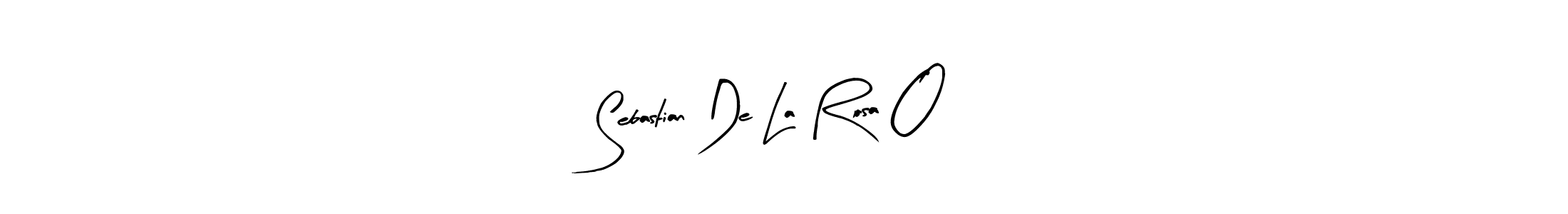 How to make Sebastian De La Rosa O name signature. Use Arty Signature style for creating short signs online. This is the latest handwritten sign. Sebastian De La Rosa O signature style 8 images and pictures png