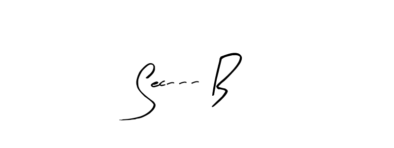 Design your own signature with our free online signature maker. With this signature software, you can create a handwritten (Arty Signature) signature for name Sec--- B. Sec--- B signature style 8 images and pictures png