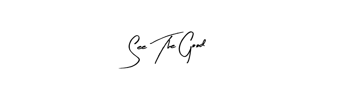 How to make See The Good signature? Arty Signature is a professional autograph style. Create handwritten signature for See The Good name. See The Good signature style 8 images and pictures png