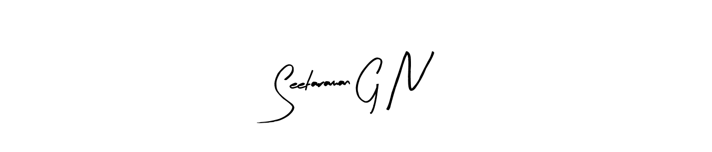 Also we have Seetaraman G N name is the best signature style. Create professional handwritten signature collection using Arty Signature autograph style. Seetaraman G N signature style 8 images and pictures png