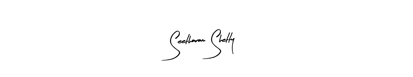 Use a signature maker to create a handwritten signature online. With this signature software, you can design (Arty Signature) your own signature for name Seetharam Shetty. Seetharam Shetty signature style 8 images and pictures png