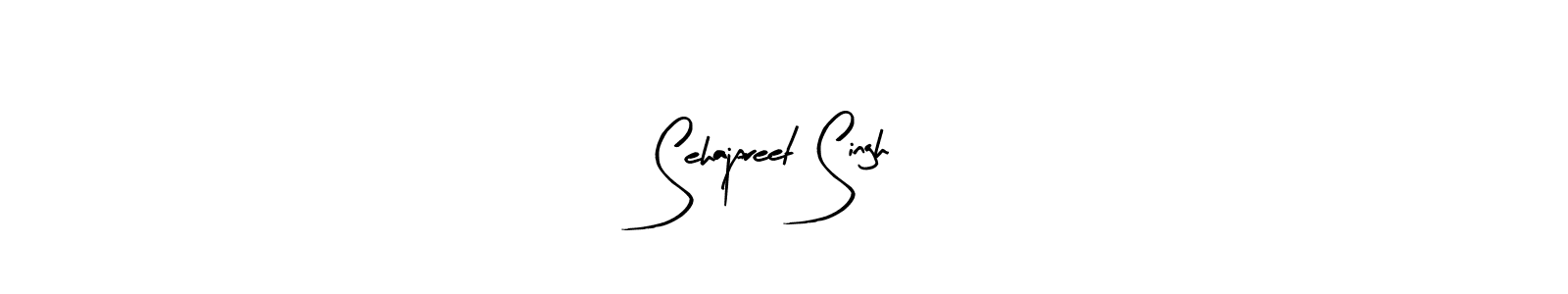 How to make Sehajpreet Singh name signature. Use Arty Signature style for creating short signs online. This is the latest handwritten sign. Sehajpreet Singh signature style 8 images and pictures png