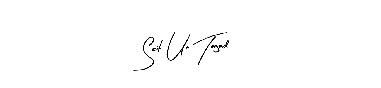 The best way (Arty Signature) to make a short signature is to pick only two or three words in your name. The name Seit Un Tagad include a total of six letters. For converting this name. Seit Un Tagad signature style 8 images and pictures png