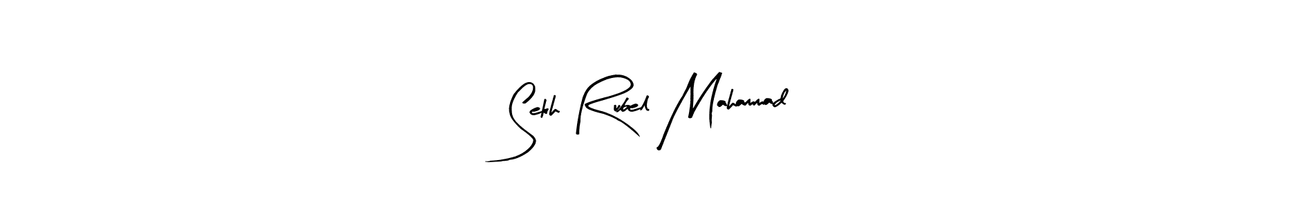 if you are searching for the best signature style for your name Sekh Rubel Mahammad. so please give up your signature search. here we have designed multiple signature styles  using Arty Signature. Sekh Rubel Mahammad signature style 8 images and pictures png