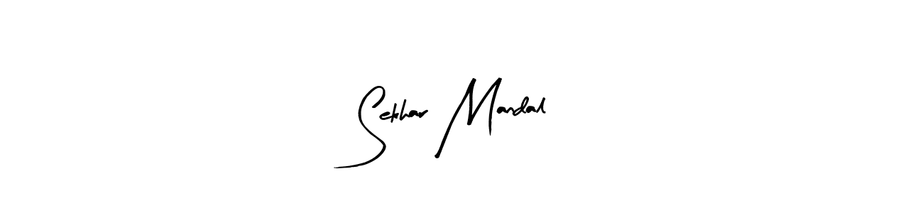 Create a beautiful signature design for name Sekhar Mandal. With this signature (Arty Signature) fonts, you can make a handwritten signature for free. Sekhar Mandal signature style 8 images and pictures png