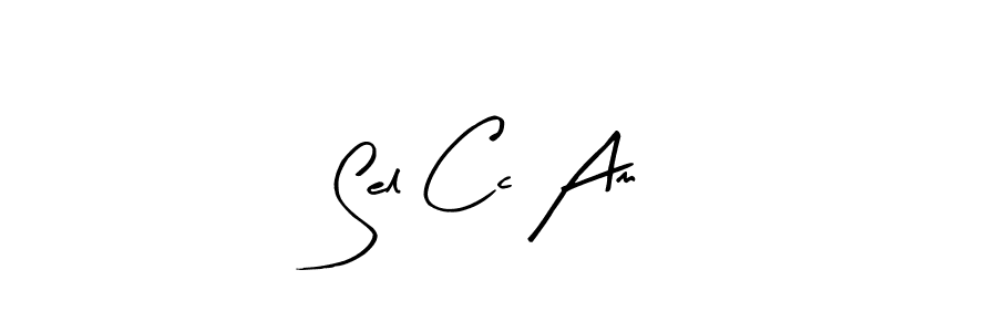 The best way (Arty Signature) to make a short signature is to pick only two or three words in your name. The name Sel Cc Am include a total of six letters. For converting this name. Sel Cc Am signature style 8 images and pictures png