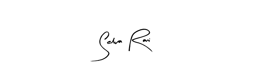 Selva Rani stylish signature style. Best Handwritten Sign (Arty Signature) for my name. Handwritten Signature Collection Ideas for my name Selva Rani. Selva Rani signature style 8 images and pictures png
