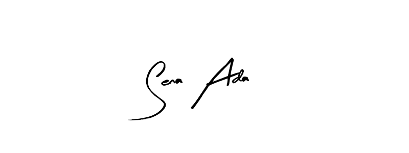 The best way (Arty Signature) to make a short signature is to pick only two or three words in your name. The name Sena Ada include a total of six letters. For converting this name. Sena Ada signature style 8 images and pictures png