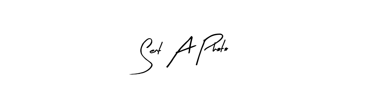 if you are searching for the best signature style for your name Sent A Photo. so please give up your signature search. here we have designed multiple signature styles  using Arty Signature. Sent A Photo signature style 8 images and pictures png