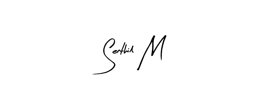 if you are searching for the best signature style for your name Senthil M. so please give up your signature search. here we have designed multiple signature styles  using Arty Signature. Senthil M signature style 8 images and pictures png