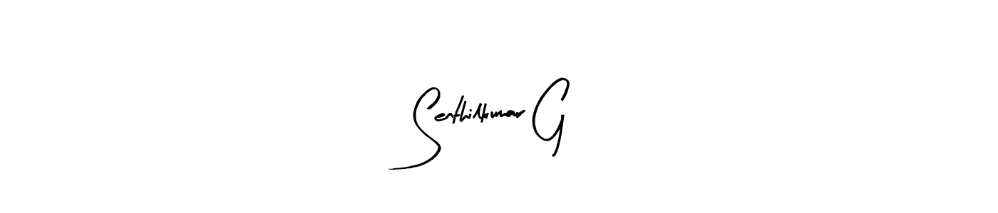 Also You can easily find your signature by using the search form. We will create Senthilkumar G name handwritten signature images for you free of cost using Arty Signature sign style. Senthilkumar G signature style 8 images and pictures png