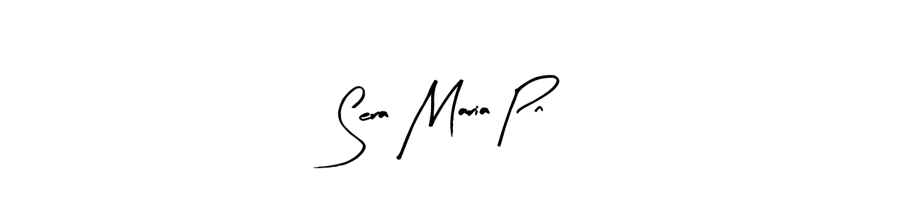 Arty Signature is a professional signature style that is perfect for those who want to add a touch of class to their signature. It is also a great choice for those who want to make their signature more unique. Get Sera Maria Pn name to fancy signature for free. Sera Maria Pn signature style 8 images and pictures png