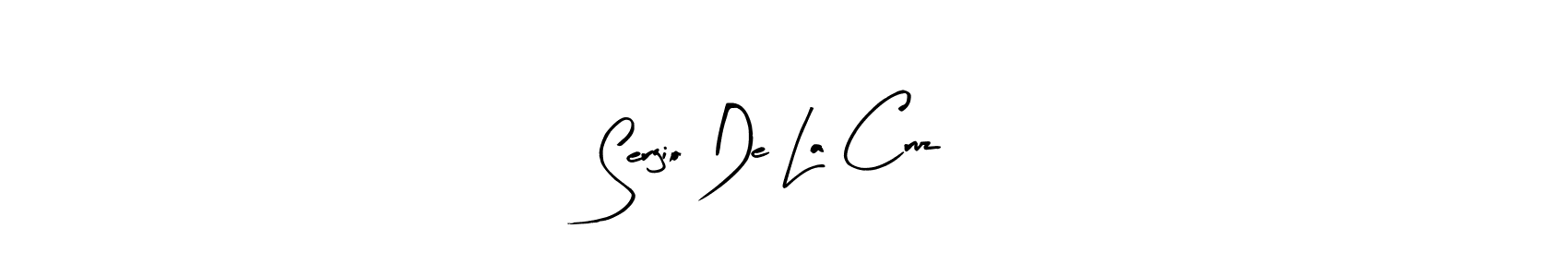 Design your own signature with our free online signature maker. With this signature software, you can create a handwritten (Arty Signature) signature for name Sergio De La Cruz. Sergio De La Cruz signature style 8 images and pictures png