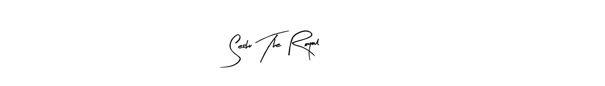 Once you've used our free online signature maker to create your best signature Arty Signature style, it's time to enjoy all of the benefits that Seshu The Royal  2580 name signing documents. Seshu The Royal  2580 signature style 8 images and pictures png