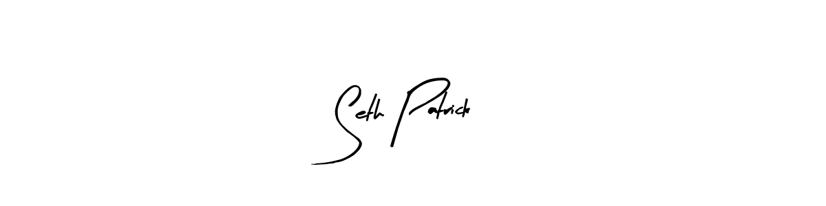 Seth Patrick stylish signature style. Best Handwritten Sign (Arty Signature) for my name. Handwritten Signature Collection Ideas for my name Seth Patrick. Seth Patrick signature style 8 images and pictures png