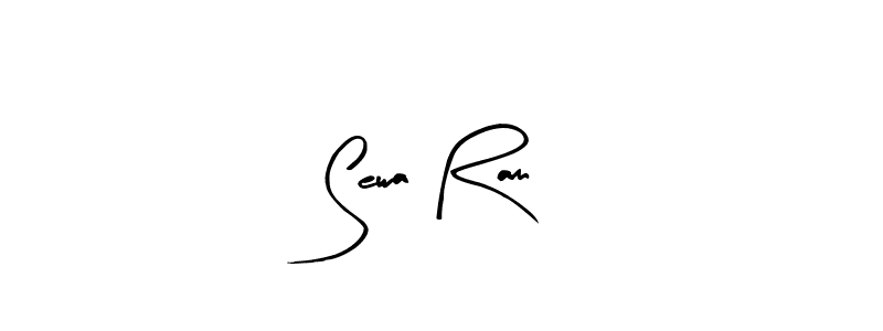 How to make Sewa Ram name signature. Use Arty Signature style for creating short signs online. This is the latest handwritten sign. Sewa Ram signature style 8 images and pictures png