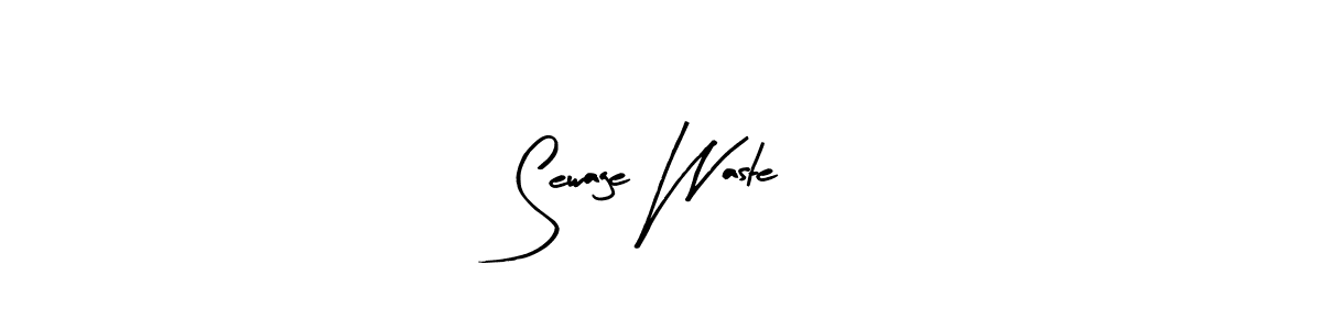 Similarly Arty Signature is the best handwritten signature design. Signature creator online .You can use it as an online autograph creator for name Sewage Waste. Sewage Waste signature style 8 images and pictures png