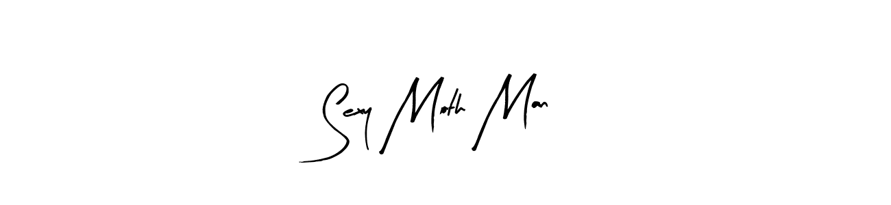 How to make Sexy Moth Man name signature. Use Arty Signature style for creating short signs online. This is the latest handwritten sign. Sexy Moth Man signature style 8 images and pictures png