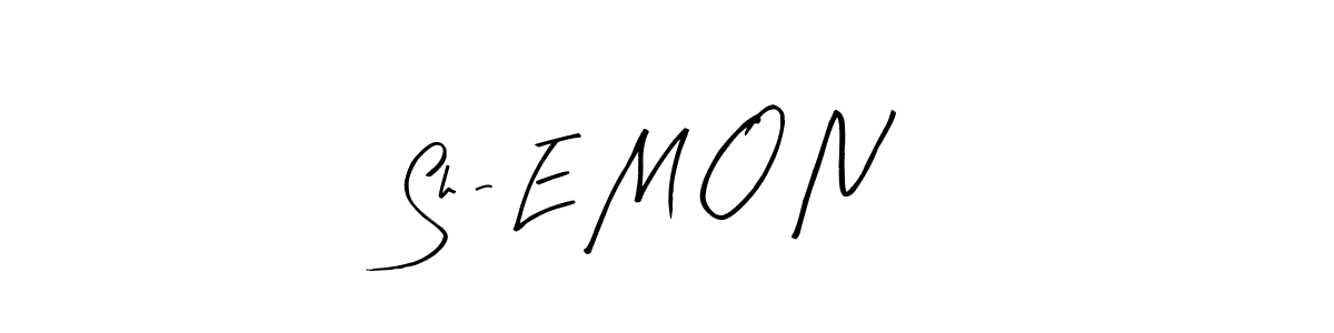 Make a beautiful signature design for name Sh - E M O N. Use this online signature maker to create a handwritten signature for free. Sh - E M O N signature style 8 images and pictures png