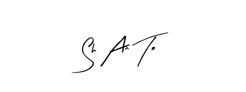 Once you've used our free online signature maker to create your best signature Arty Signature style, it's time to enjoy all of the benefits that Sh An To name signing documents. Sh An To signature style 8 images and pictures png