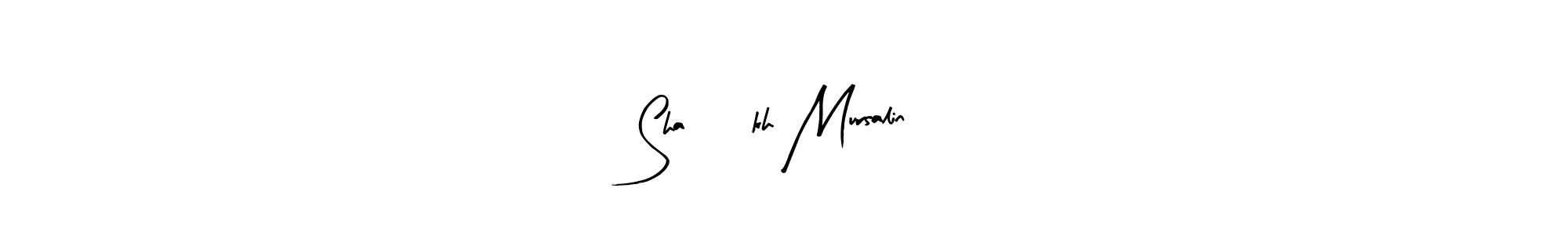 This is the best signature style for the Sha❤️kh Mursalin name. Also you like these signature font (Arty Signature). Mix name signature. Sha❤️kh Mursalin signature style 8 images and pictures png