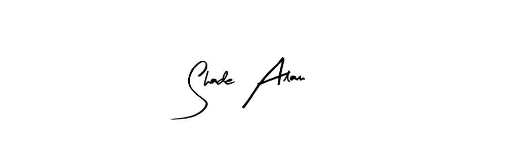 Design your own signature with our free online signature maker. With this signature software, you can create a handwritten (Arty Signature) signature for name Shade Alam. Shade Alam signature style 8 images and pictures png