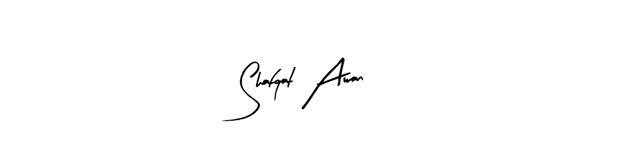Design your own signature with our free online signature maker. With this signature software, you can create a handwritten (Arty Signature) signature for name Shafqat Awan. Shafqat Awan signature style 8 images and pictures png