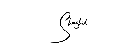 The Arty Signature signature style provides a bold statement for name Shaghil. Designed for business owners, executives, and leaders. Shaghil signature style 8 images and pictures png