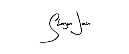 Achieve flawless digital penmanship with Shagun Jain name in Arty Signature font. The perfect tool for creating online signatures. Shagun Jain signature style 8 images and pictures png