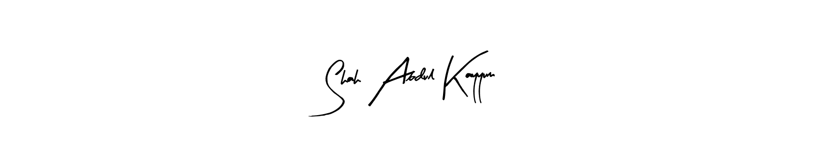 How to Draw Shah Abdul Kayyum signature style? Arty Signature is a latest design signature styles for name Shah Abdul Kayyum. Shah Abdul Kayyum signature style 8 images and pictures png