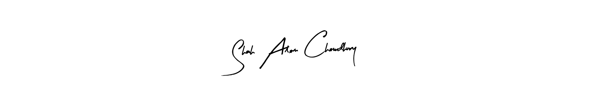 It looks lik you need a new signature style for name Shah Alom Chowdhury. Design unique handwritten (Arty Signature) signature with our free signature maker in just a few clicks. Shah Alom Chowdhury signature style 8 images and pictures png