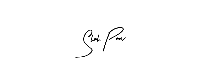 Arty Signature is a professional signature style that is perfect for those who want to add a touch of class to their signature. It is also a great choice for those who want to make their signature more unique. Get Shah Parv name to fancy signature for free. Shah Parv signature style 8 images and pictures png